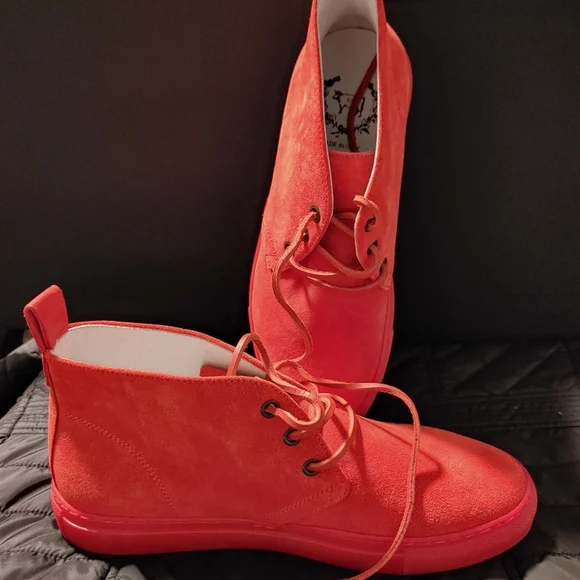 Del Toro Men's New Red High Top sneakers